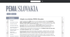Desktop Screenshot of pemaslovakia.sk